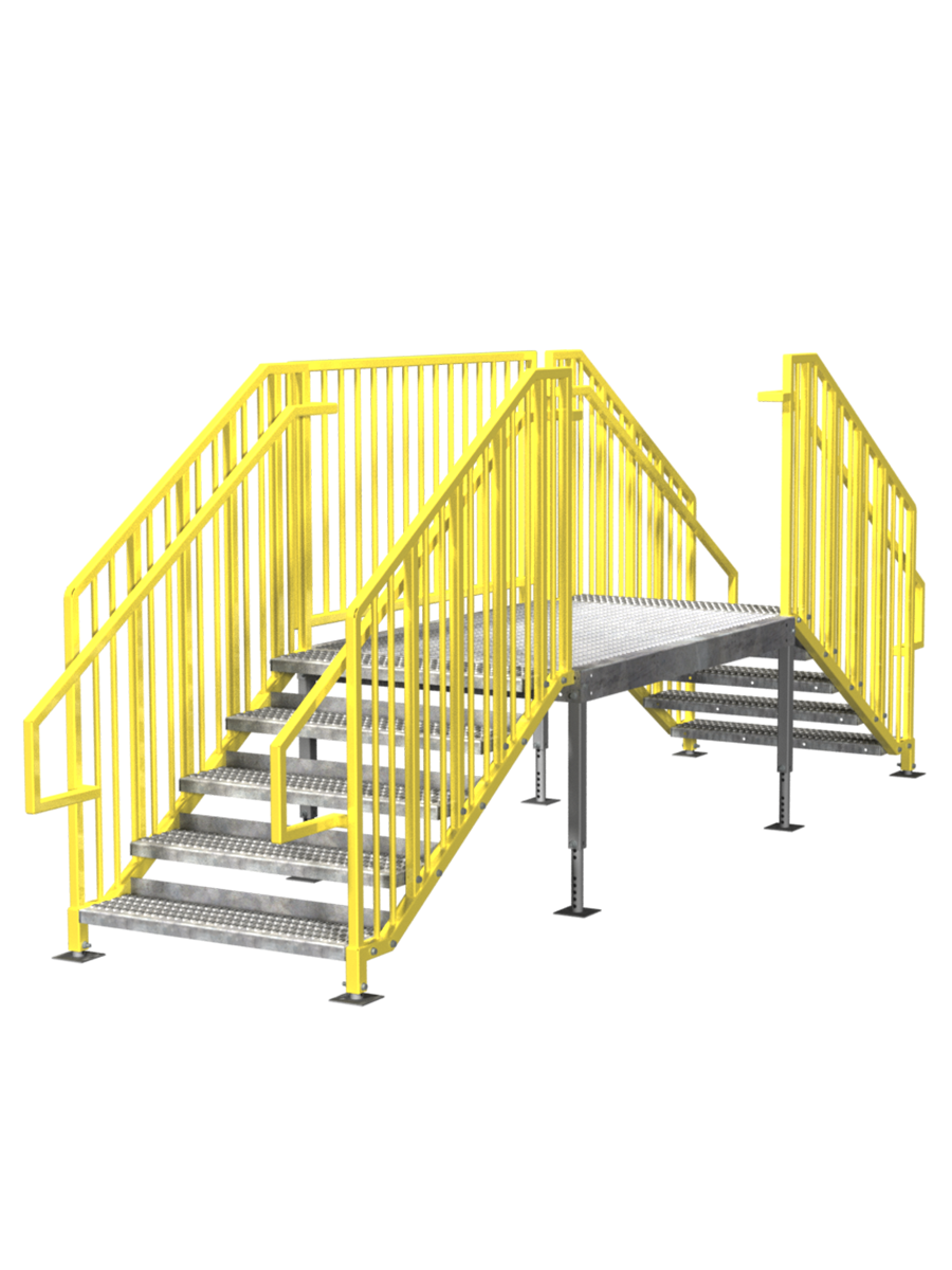 Prefabricated Steel Commercial Stairs - ErectaStep